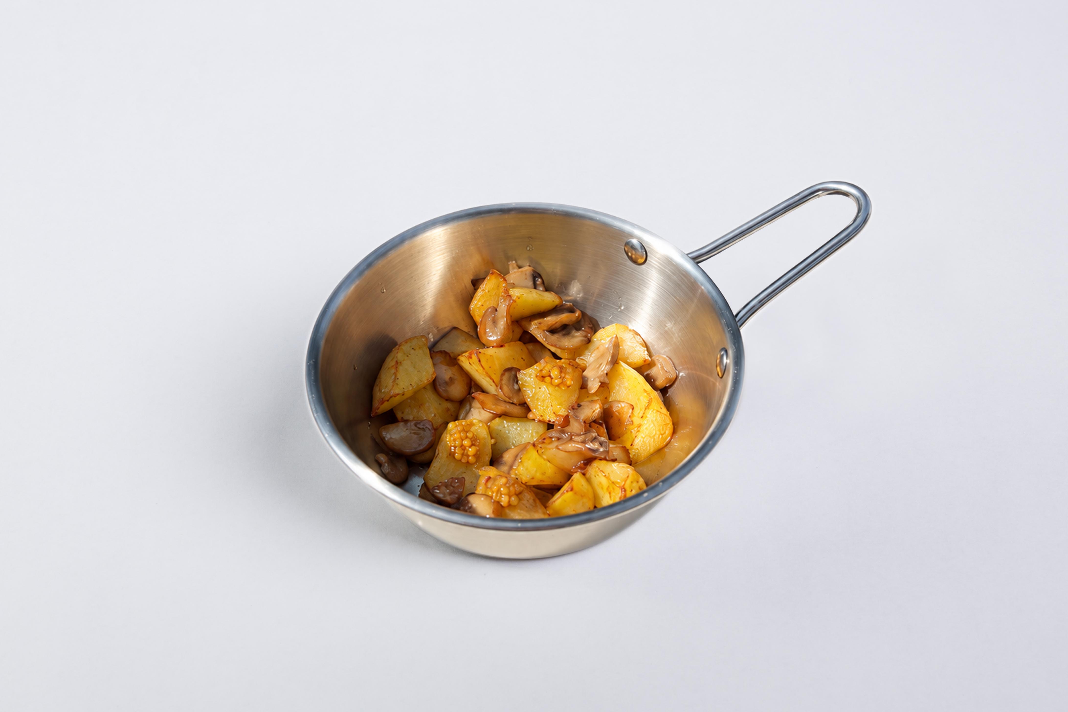 Жареная картошка с грибами